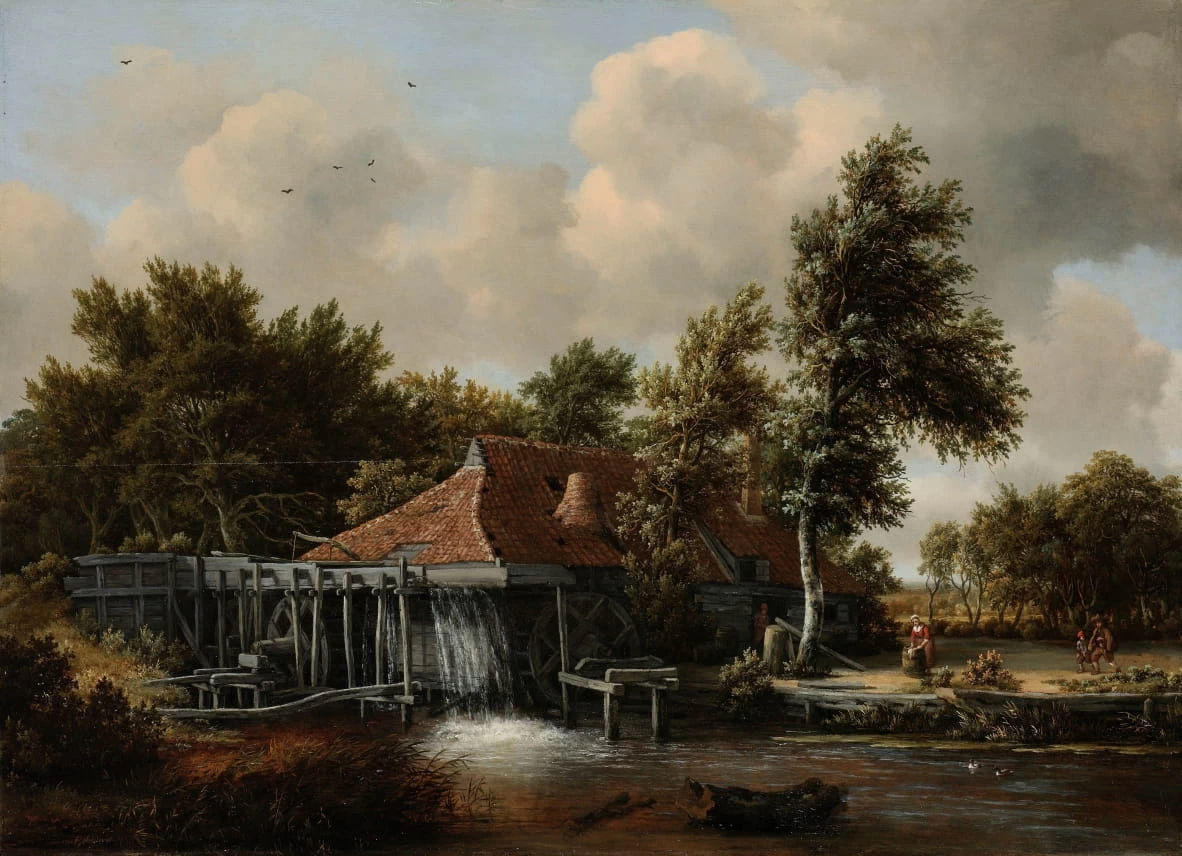 Un mulino ad acqua - Rijks Museum, Amsterdam